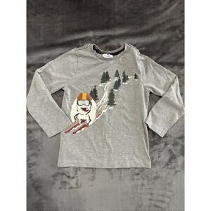 Tommy Bahama Boys Size 5T Long Sleeve Graphic Shirts Gray